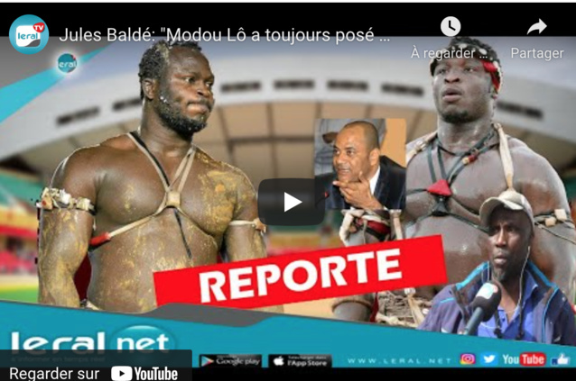 Jules Baldé: "Modou Lô a toujours posé des jalons pour saboter le combat, mais..." Jules Baldé: "Modou Lô a toujours posé des jalons pour saboter le combat, mais..."