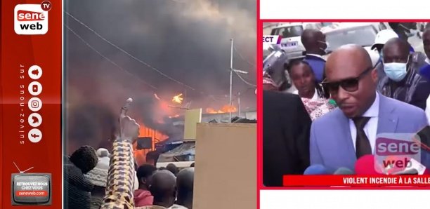 Incendie à la Salle de vente : 100 millions Fcfa pour les sinistrés