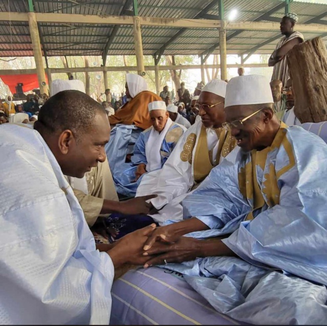 DAAKA 2022 : Abdoul LY, Dg ARTP, reçu ce matin par El Hadji Thierno Amadou Tidiane BA, Khalife de Madina Gounass
