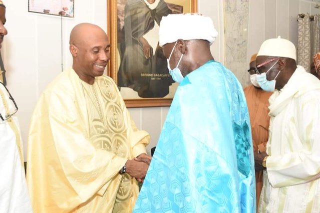 Le maire de Dakar, Barthélemy Dias reçu à Tivaouane (images )