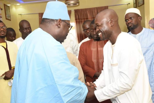 Le maire de Dakar, Barthélemy Dias reçu à Tivaouane (images )