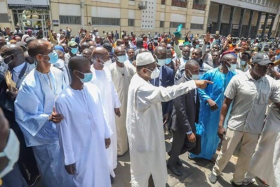 Les images de l'inauguration de la grande mosquée de Blanchot rénovée Les images de l'inauguration de la grande mosquée de Blanchot rénovée