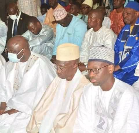 Korité 2022: Le Président Idrissa Seck  à la  grande mosquée Moussanté de Thies .