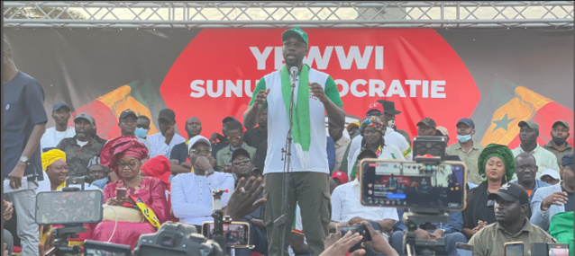 Yewwi maintient son rassemblement pacifique à la Place de la Nation et à Ziguinchor Yewwi maintient son rassemblement pacifique à la Place de la Nation et à Ziguinchor