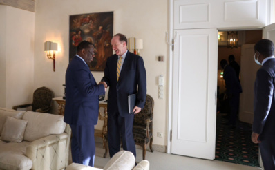 Sommet du G7 : À Munich, le président Macky Sall s’est entretenu avec David Malpass, président du Groupe Banque Mondiale. Sommet du G7 : À Munich, le président Macky Sall s’est entretenu avec David Malpass, président du Groupe Banque Mondiale.