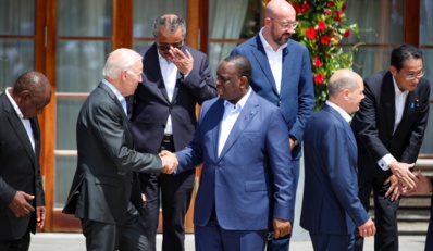 Accès universel à l’électricité / Siège à l’UA au sein du G20 : Macky Sall décroche le soutien du G7. Accès universel à l’électricité / Siège à l’UA au sein du G20 : Macky Sall décroche le soutien du G7.