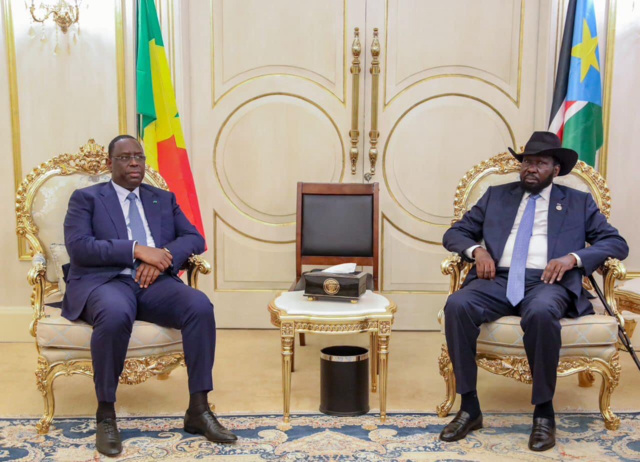 Sénégal / Soudan du Sud : Macky Sall et Salva Kiir ouvrent une nouvelle ère. Sénégal / Soudan du Sud : Macky Sall et Salva Kiir ouvrent une nouvelle ère.