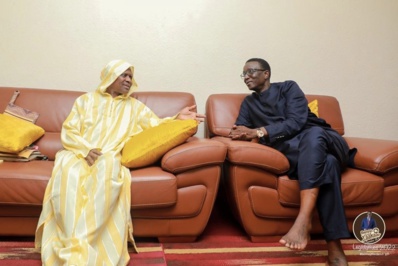 URGENT- Serigne Modou Kara reçoit le ministre Amadou Ba