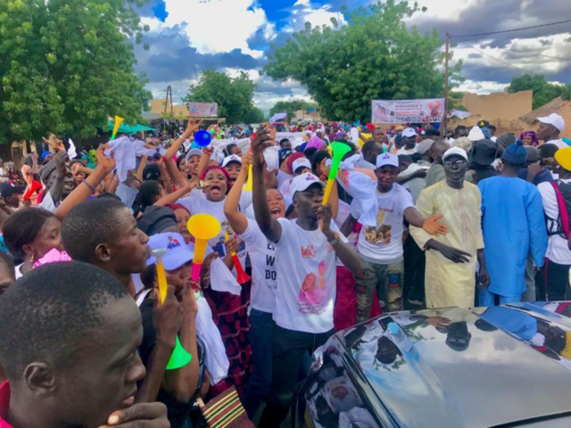 Accueil de Mimi Touré à Koungheul : Mayacine Camara mobilise ses troupes! Accueil de Mimi Touré à Koungheul : Mayacine Camara mobilise ses troupes!
