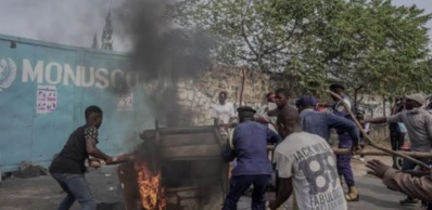 RDC: 3 membres de la mission de l'ONU et 12 manifestants tués dans l'est RDC: 3 membres de la mission de l'ONU et 12 manifestants tués dans l'est