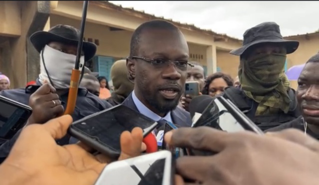 Ziguinchor / Ousmane Sonko après avoir voté : « Il faut sortir aller voter pour sanctionner Macky Sall et son régime »