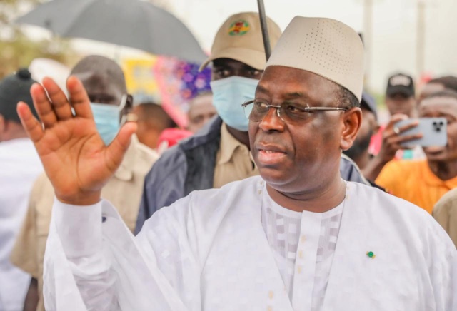 Le Président Macky SALL a voté ce matin à Fatick Le Président Macky SALL a voté ce matin à Fatick