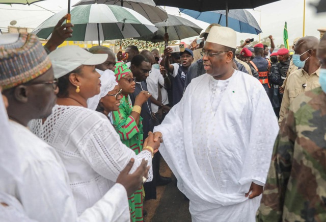 Le Président Macky SALL a voté ce matin à Fatick