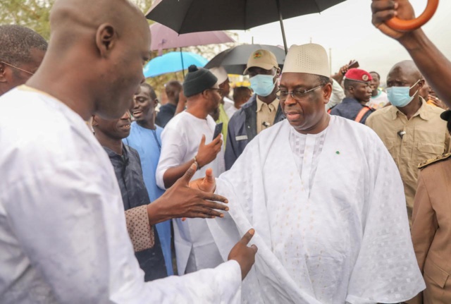 Le Président Macky SALL a voté ce matin à Fatick Le Président Macky SALL a voté ce matin à Fatick