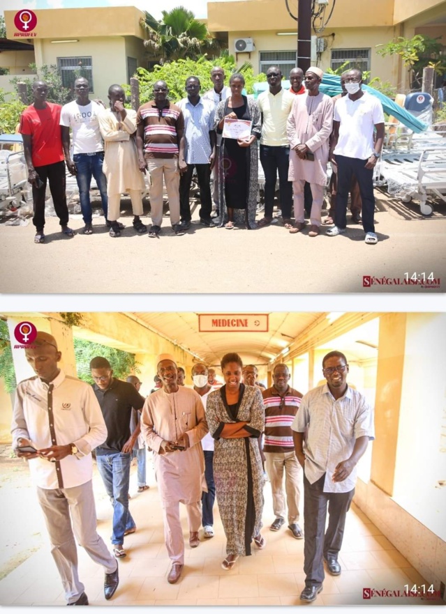 Gabrielle Kane reçoit les prières et bénédictions de Thierno Samassa et des érudits du Fouta