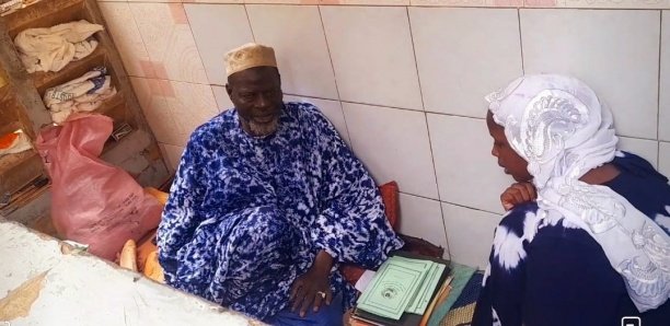 Gabrielle Kane reçoit les prières et bénédictions de Thierno Samassa et des érudits du Fouta