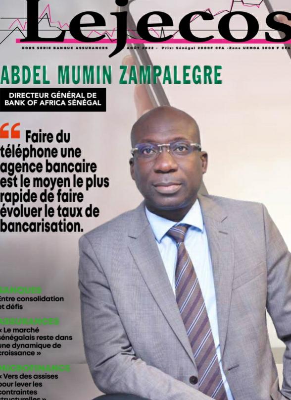 Sénégal: Le magazine économique LEJECOS dévoile son Hors-série Banques-Assurances Août 2022. EXCLUSIF Sénégal: Le magazine économique LEJECOS dévoile son Hors-série Banques-Assurances Août 2022. EXCLUSIF