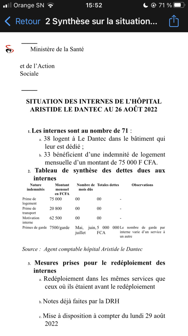 Le Dantec : 73 médecins internes au chômage ? Un gros mensonge selon le ministère de la Santé Le Dantec : 73 médecins internes au chômage ? Un gros mensonge selon le ministère de la Santé