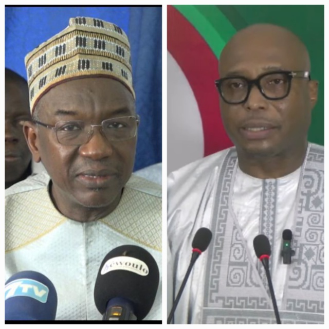 14e législature/Présidence de l'Assemblée nationale : la grande coalition Yewwi/Wallu entérine les candidatures de Barth et de Lamine Thiam. 14e législature/Présidence de l'Assemblée nationale : la grande coalition Yewwi/Wallu entérine les candidatures de Barth et de Lamine Thiam.