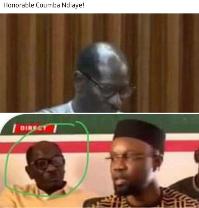 Le  faux député encore démasqué- Coumba Ndoffène Ndiaye  proche parmi les plus proches de Sonko