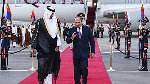 Le president égyptien au Qatar après 4 ans de rupture diplomatique Le president égyptien au Qatar après 4 ans de rupture diplomatique