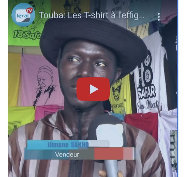 Touba: Les tee-shirts à l'effigie de Serigne Bamba et autres guides vendus comme de petits pains