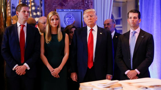 USA : Trump et ses enfants poursuivis à New York pour fraude fiscale.