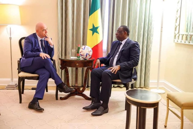 Le point sur la rencontre entre le Président de la FIFA et le chef de l'Etat du Sénégal, Macky Sall Le point sur la rencontre entre le Président de la FIFA et le chef de l'Etat du Sénégal, Macky Sall