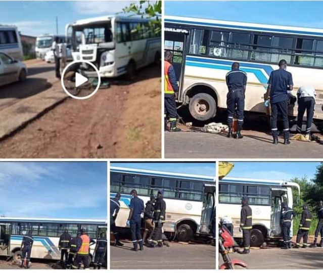 Sagalkam / Drame de la route : un bus TATA heurte une moto Jakarta et fait deux morts.