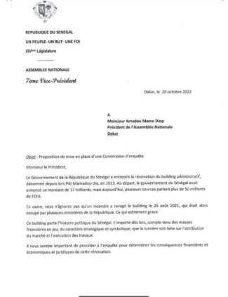 Rénovation du Building administratif: Le député Mamadou Lamine Diallo réclame une commission d’enquête parlementaire Rénovation du Building administratif: Le député Mamadou Lamine Diallo réclame une commission d’enquête parlementaire