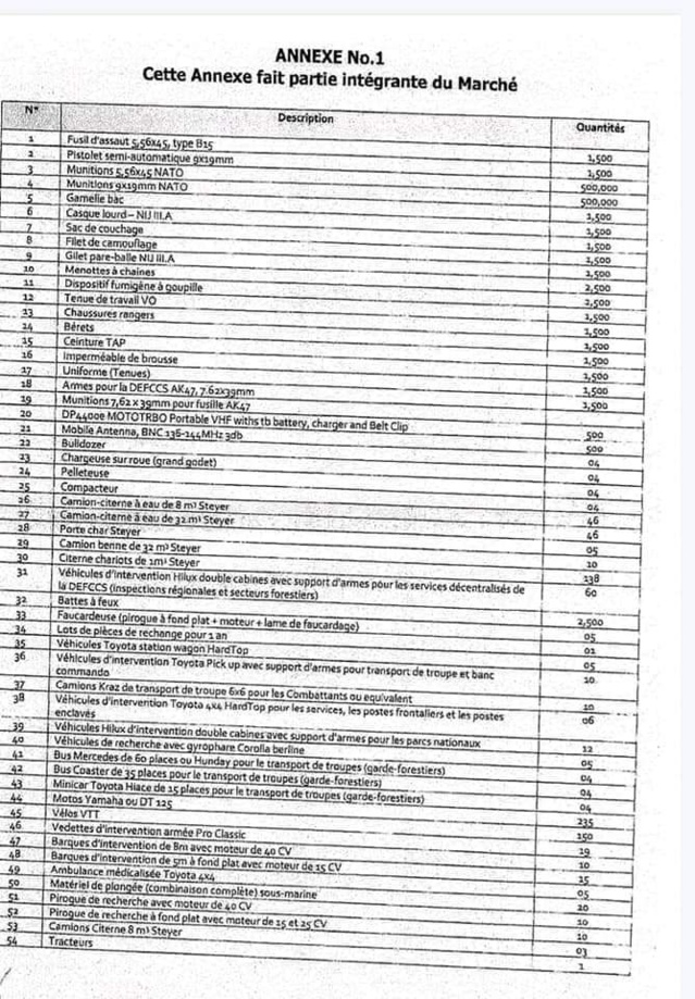 Documents :Voici l'intégralité du contrat d’armement entre l’Etat du Senegal et " Petit Boube "