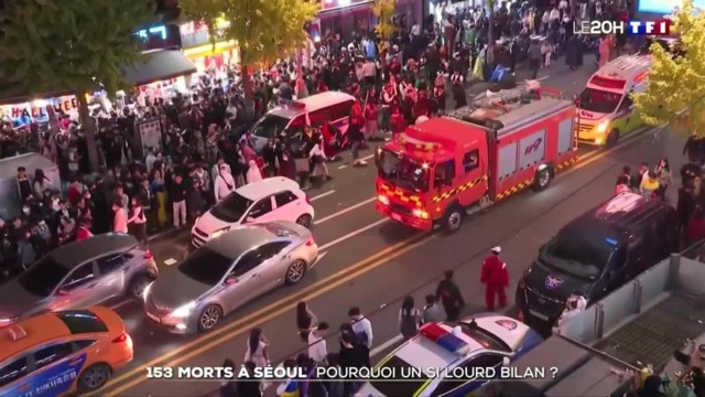 Séoul sous le choc : la bousculade d'Halloween bousculade a fait 153 morts et 134 blessés