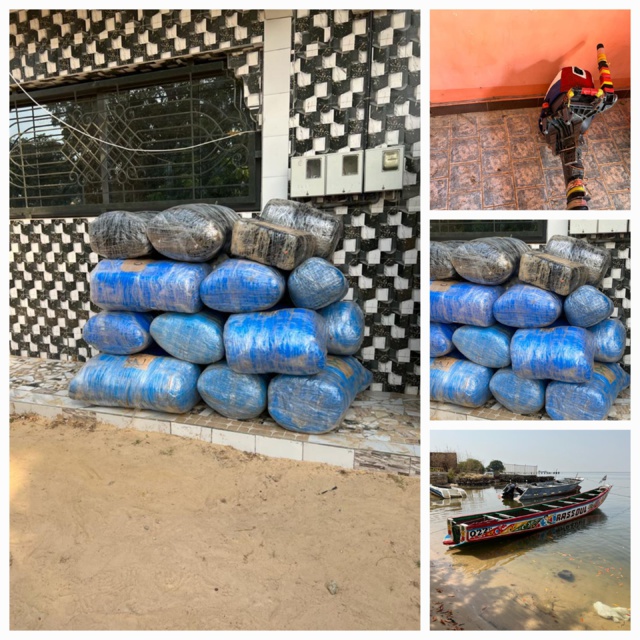 Foundiougne : Saisie de 507 KG de chanvre indien. Foundiougne : Saisie de 507 KG de chanvre indien.