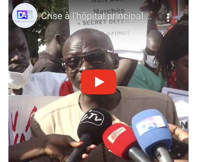 Crise à l'hôpital principal de Dakar : les travailleurs en sit in pour dénoncer la gestion calamiteuse de l’hôpital Crise à l'hôpital principal de Dakar : les travailleurs en sit in pour dénoncer la gestion calamiteuse de l’hôpital