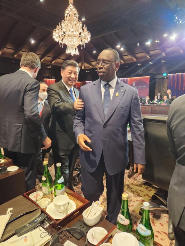 Bali (Indonésie) : Le président Macky Sall invite ses pairs à intégrer l'Afrique comme membre permanent au Forum du G20. Bali (Indonésie) : Le président Macky Sall invite ses pairs à intégrer l'Afrique comme membre permanent au Forum du G20.