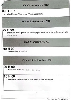 Marathon budgétaire : Le programme des plénières (Documents) Marathon budgétaire : Le programme des plénières (Documents)