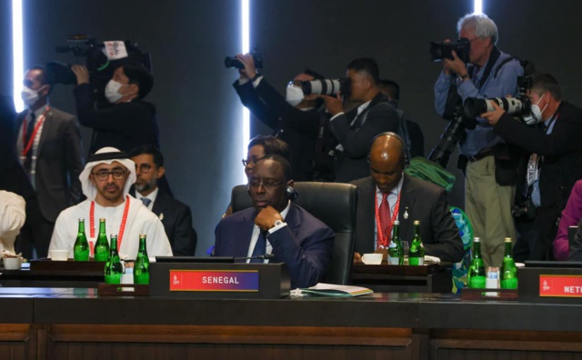 Macky Sall: "L'Afrique reste ouverte au choix d'une économie décarbonée mais cela passe par le transfert de technologies et l'investissement dans le renouvelable.é