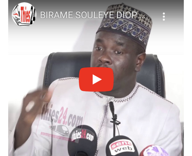 Birame Soulèye Diop: " Aucune loi n'interdit le cumul des mandats. Personne ne peut nous imposer ce qu’on doit faire"