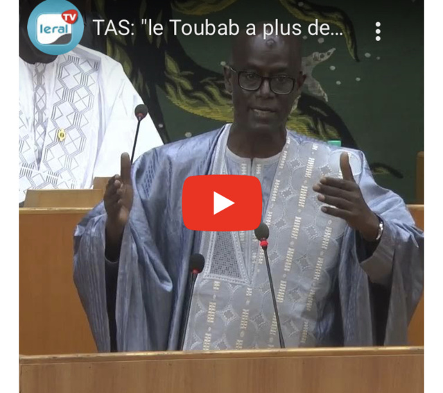 Thierno Alassane Sall : "Le Toubab a plus de vision dans nos propres villes que nous-mêmes..."
