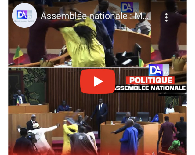 Assemblée nationale : Massata Samb giffle Amy Ndiaye Gniby, le président de l'assemblée suspend la séance Assemblée nationale : Massata Samb giffle Amy Ndiaye Gniby, le président de l'assemblée suspend la séance