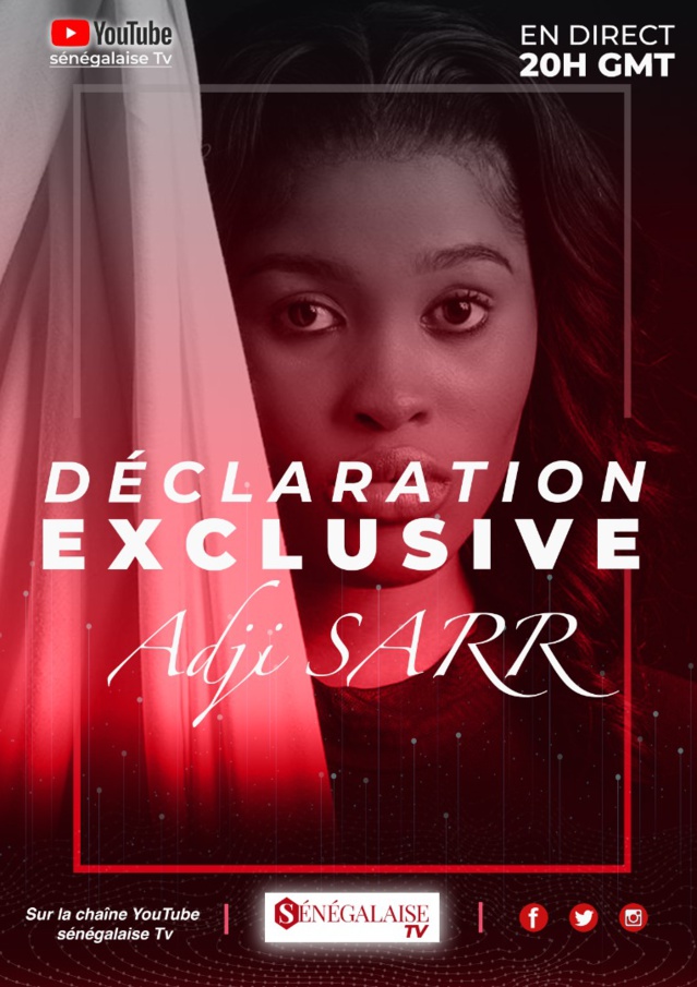 Adji Sarr fera une "importante déclaration" à...20h ! Adji Sarr fera une "importante déclaration" à...20h !