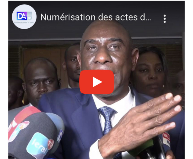 Numérisation des actes de naissance : « Nous avons déjà 15 millions d’actes de naissance » (Mamadou Talla) Numérisation des actes de naissance : « Nous avons déjà 15 millions d’actes de naissance » (Mamadou Talla)