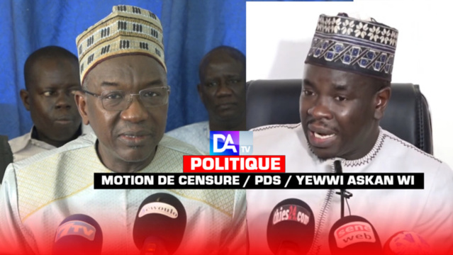 Le PDS se démarque de la motion de censure introduite par les députés de Yewwi Askan Wi