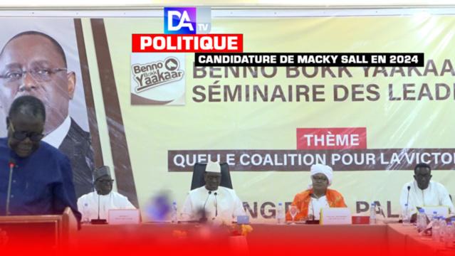 Candidature de Macky Sall en 2024 : BBY fait dans le clair-obscur... Candidature de Macky Sall en 2024 : BBY fait dans le clair-obscur...