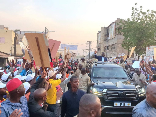 Séjour Présidentiel dans le Sénégal Oriental- La démonstration de force réussie du maire de  Kédougou Ousmane SYLLA  (IMAGES)