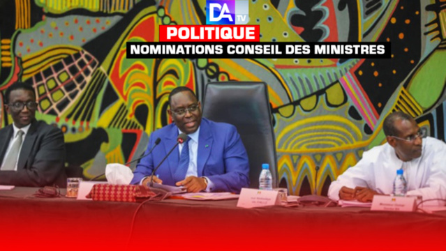 Les nominations en conseil des ministres de ce Mercredi 28 décembre 2022 Les nominations en conseil des ministres de ce Mercredi 28 décembre 2022