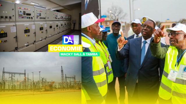 Macky SALL à Tamba : Le Chef de l'État a visité le poste haute tension de l'OMVG