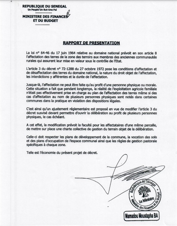 Domaine national : les nouvelles conditions d'affectation et de désaffectation des terres Domaine national : les nouvelles conditions d'affectation et de désaffectation des terres