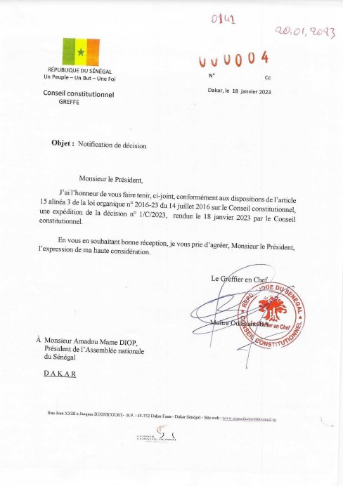 Saisine du Conseil constitutionnel sur le rapport de la Cour des comptes : La juridiction rejette le tandem Mimi-Guy Marius Sagna Saisine du Conseil constitutionnel sur le rapport de la Cour des comptes : La juridiction rejette le tandem Mimi-Guy Marius Sagna