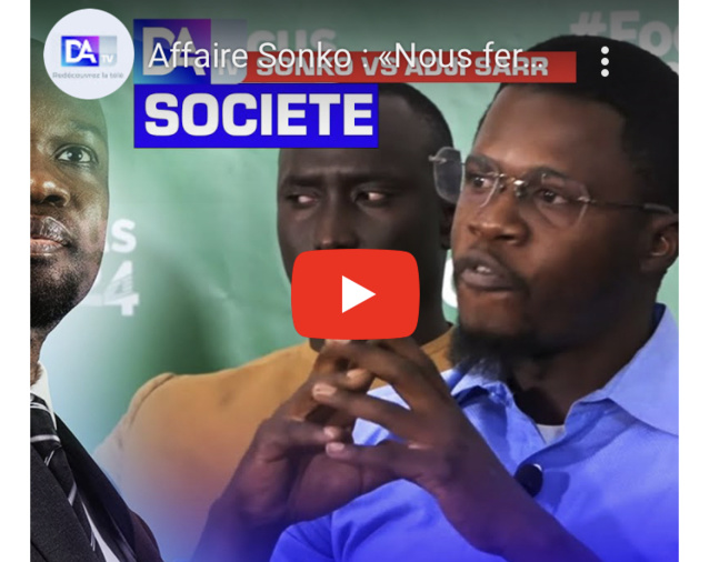 Affaire Sonko : « Nous constituerons un bouclier autour de notre leader et de son projet » (Jeunes de Pastef) Affaire Sonko : « Nous constituerons un bouclier autour de notre leader et de son projet » (Jeunes de Pastef)